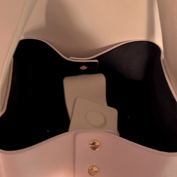 Yuzefi Lavender/Pink Tab Leather Handbag - Picture 5 of 5